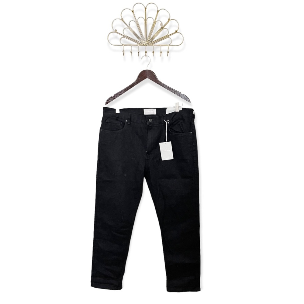 NEW Everlane Black Wash High Rise Boyfriend Jeans Size 32